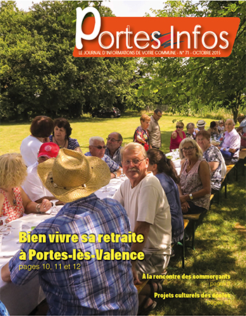 Couverture Portes-infos N° 71 - octobre 2015