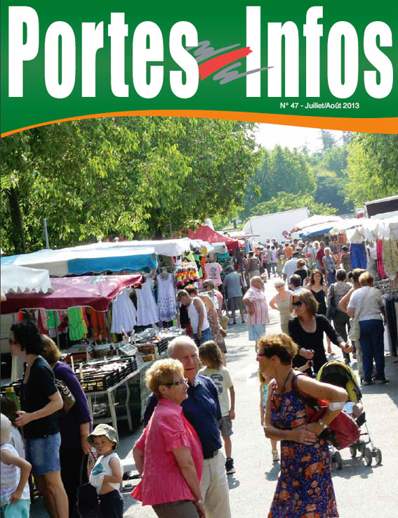 Couverture Portes-infos - juillet août 2013