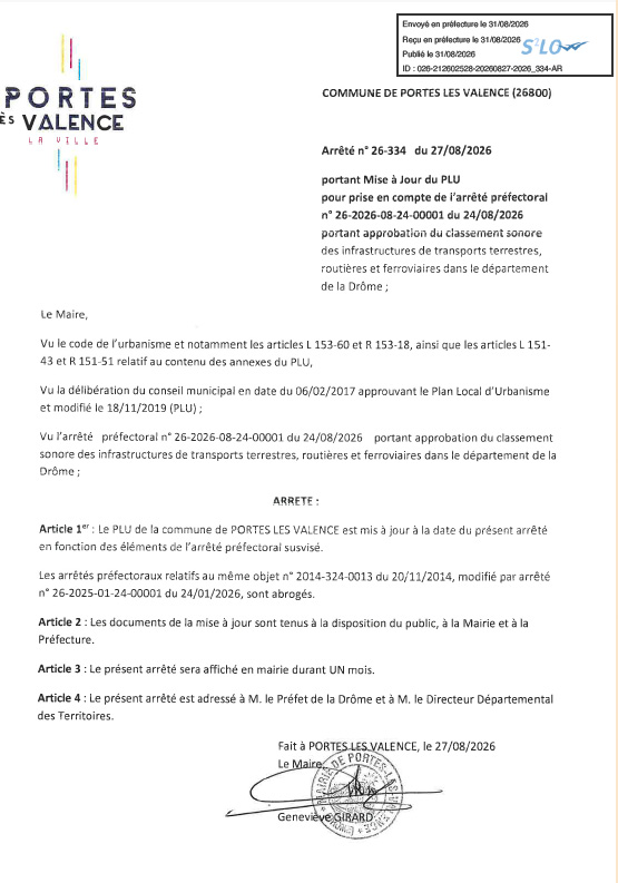 Mise à jour PLU