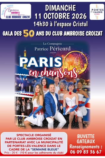 Gala des 50 ans du club Croizat : Cie PERICARD