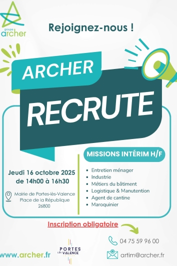 Le groupe Archer recrute !