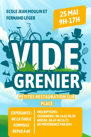 Affiche Vide-grenier