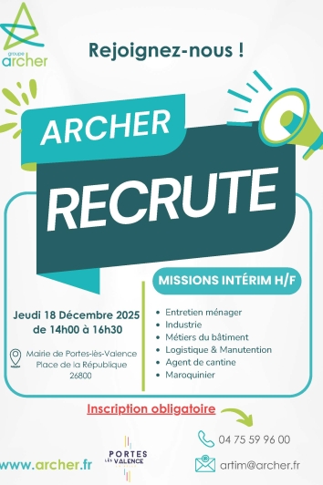 Le groupe Archer recrute !