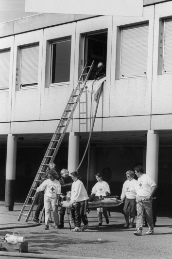 Manoeuvres des pompiers