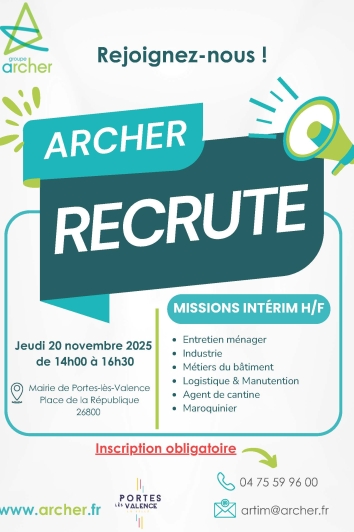 Le groupe Archer recrute !