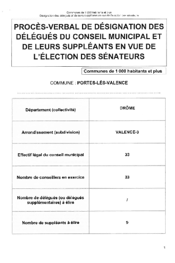 Procès-verbal désignation des délégués - élections sénatoriales - CM du 05/06/2026