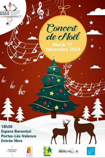 CONCERT DE NOEL ECOLE DE MUSIQUE