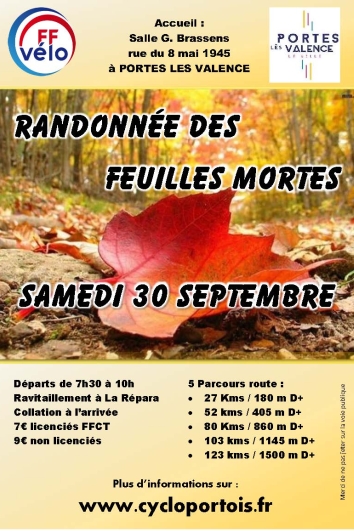 Randonnée des Feuilles mortes