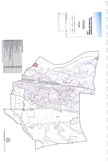 PLU : zone réservée - rue de Provence