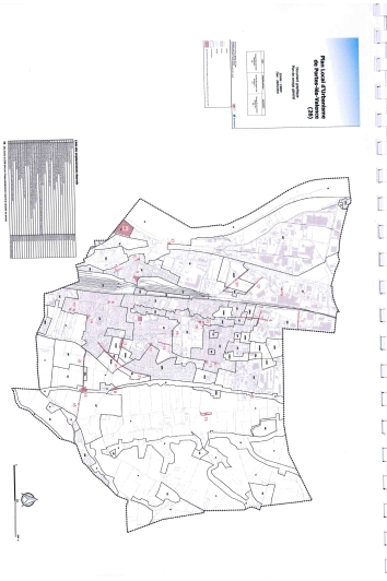 PLU :  zone réservée - chemin 2 vers Beauvallon