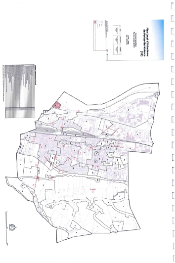 PLU : zone réservée - rue Ampère