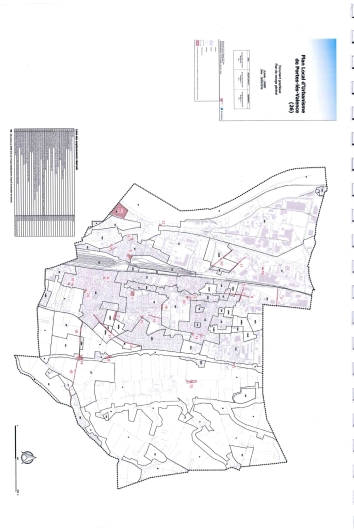 PLU : zone réservée - rue Chastel