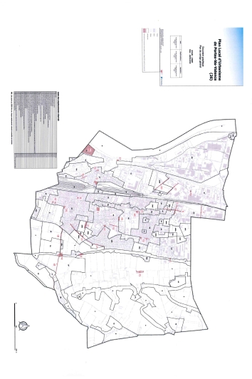 PLU : zone réservée - bois de la Chaffine