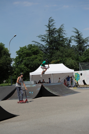 Battle au skate-park