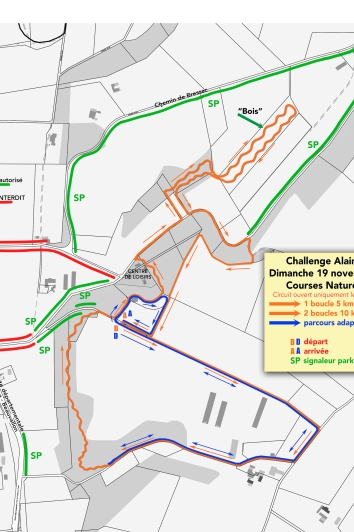 Parcours Challenge Alain Hartz 2023