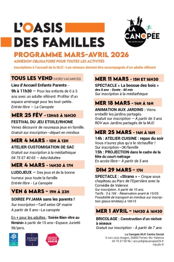 Actualités de la MJC