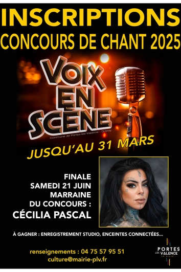 Affiche Concours Voix en scène