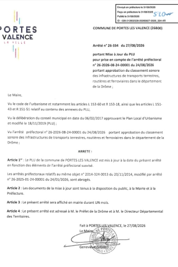 Mise à jour PLU