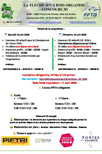 Arc : Concours 3D