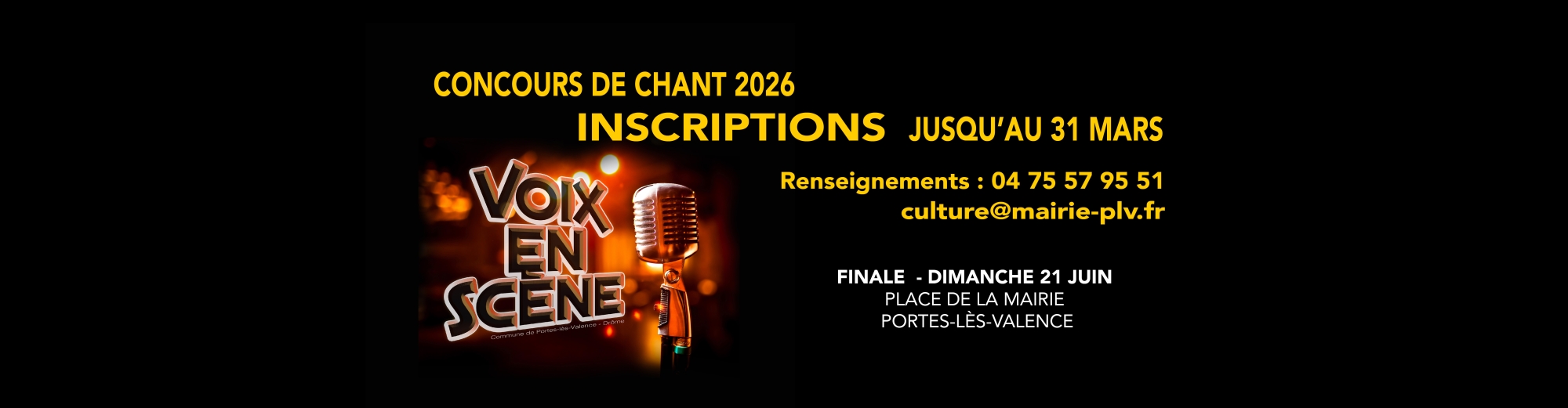 Concours Voix en scène