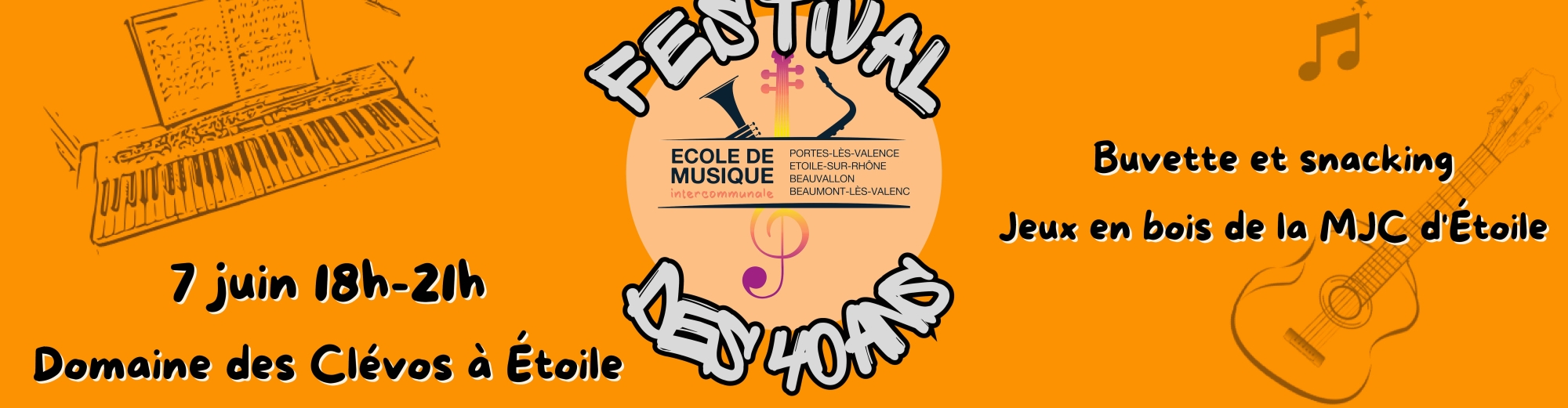 Ecole de musique : festival des 40 ans
