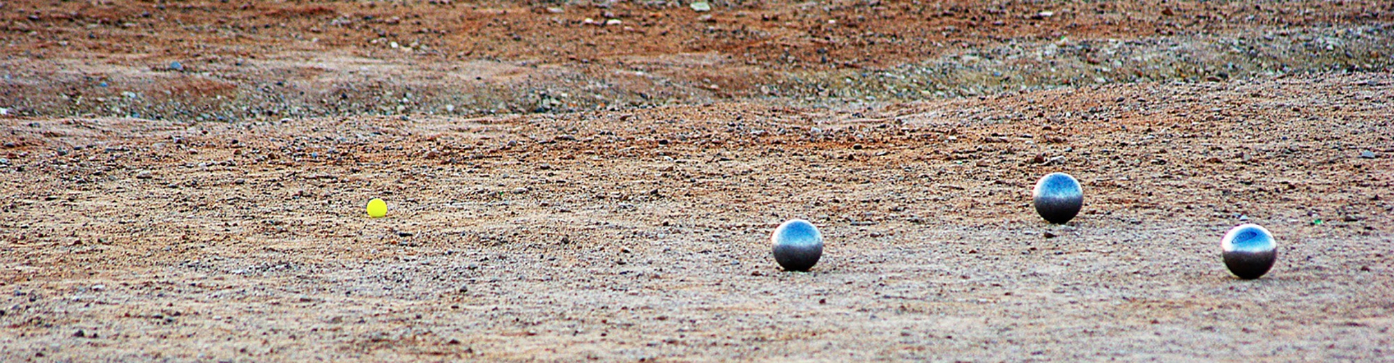 Partie de pétanque