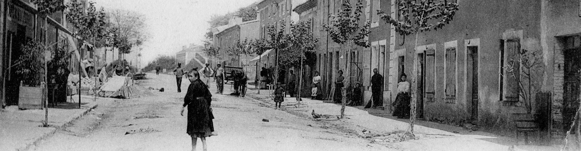 Centre du village dans les années 1900