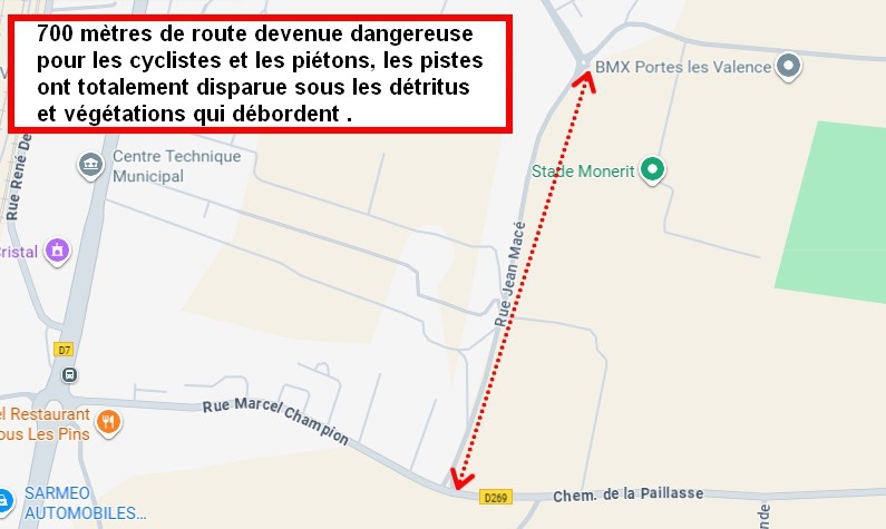 Piste piétons et cyclistes