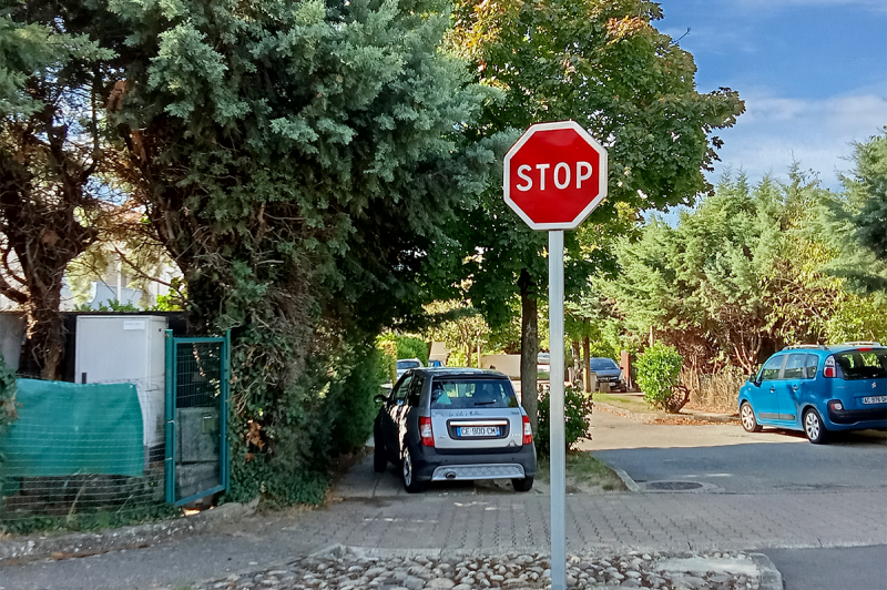 Panneau stop