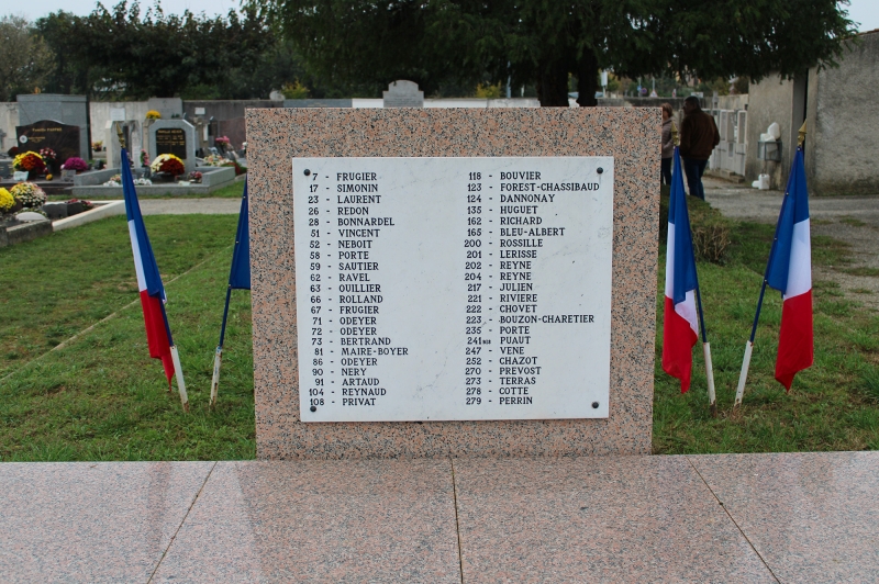 Hommage aux défunts