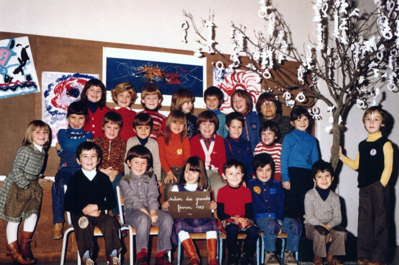 Classe grands de l'école Pasteur