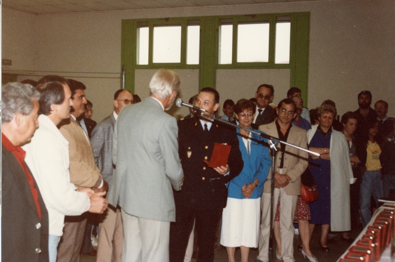 Réception des pompiers