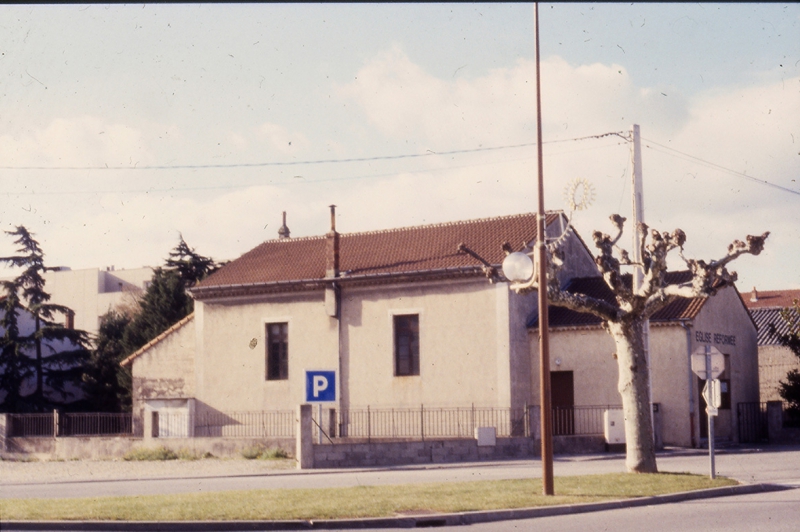 L'ancien temple (église réforméee) de Portes-lès-Valence jusqu'en 2001