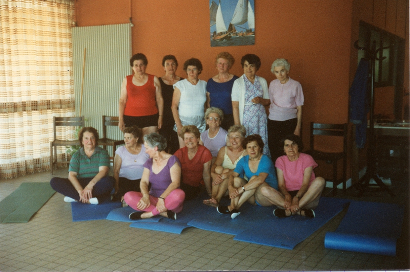 Séance de  gym au club Croizat