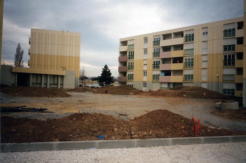 Travaux de rénovation de l'HLM de la Chaffine