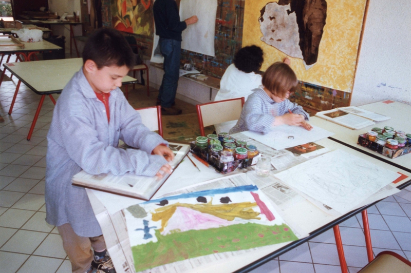 Atelier enfants de l'école d'art