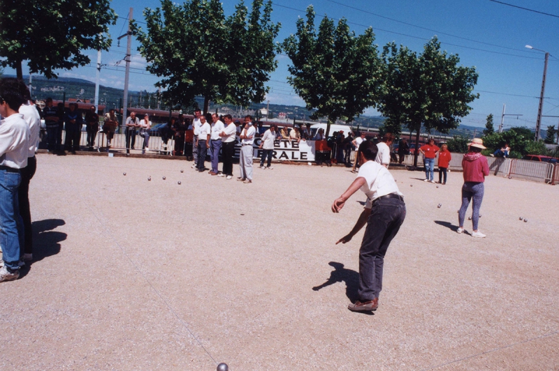 Concours de pétanque