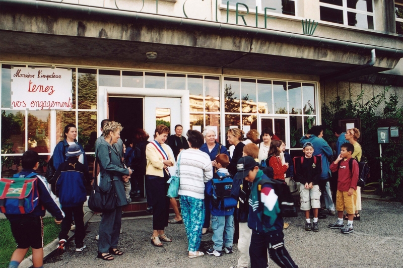 Rentrée des classes à l'école Joliot-Curie