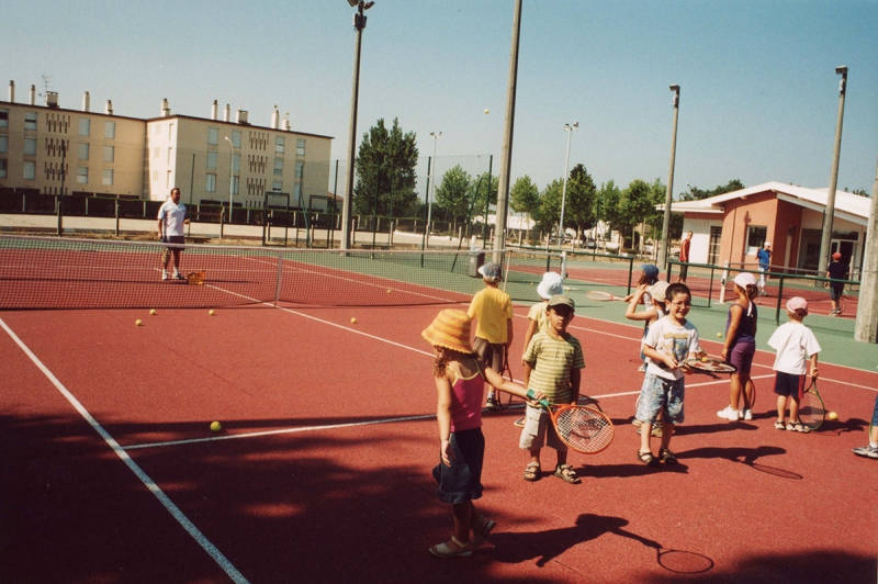 Entrainement de tennis