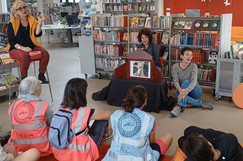 Visite de l’association Cyclo-Biblio