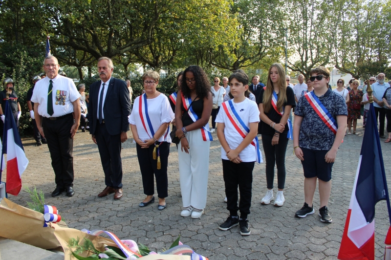 Cérémonie de la libération de Portes-lès-Valence