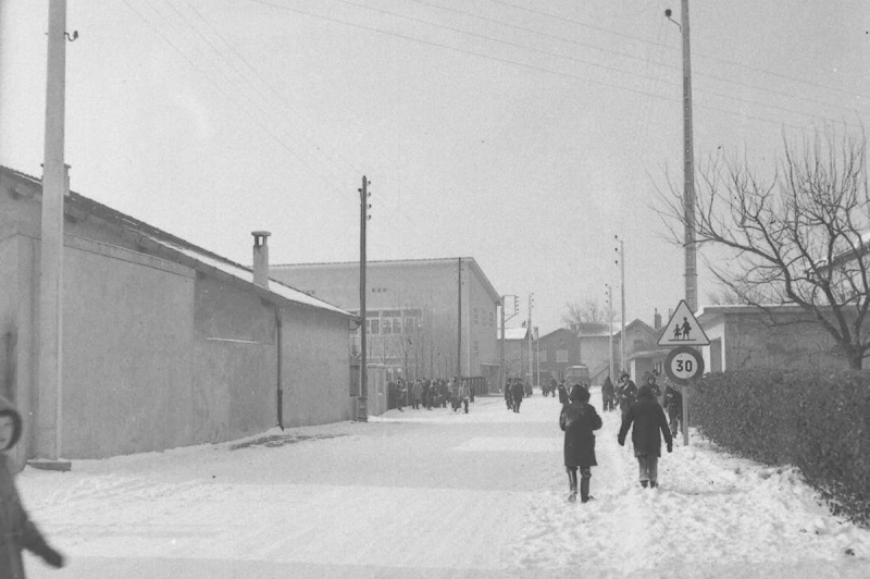 Ecole Joliot-Curie sous la neige