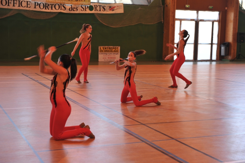 Concours de twirling bâton