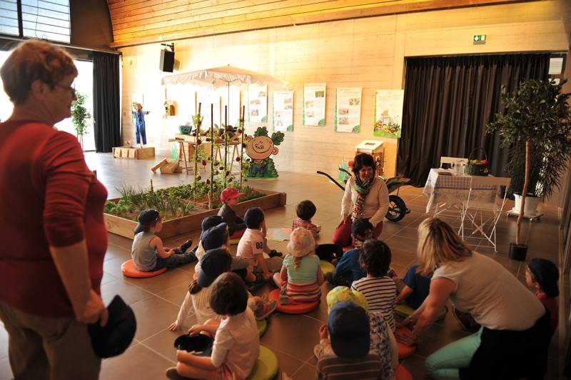 Exposition sur le jardin potager