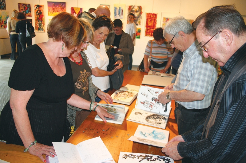 Vernissage de l'exposition des élèves de l'école d'art