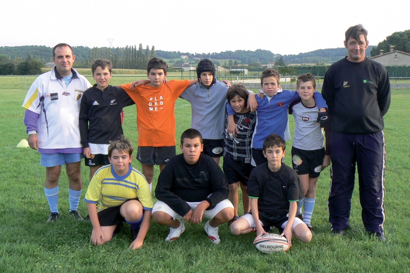 Au club de rugby : les - de 13 ans