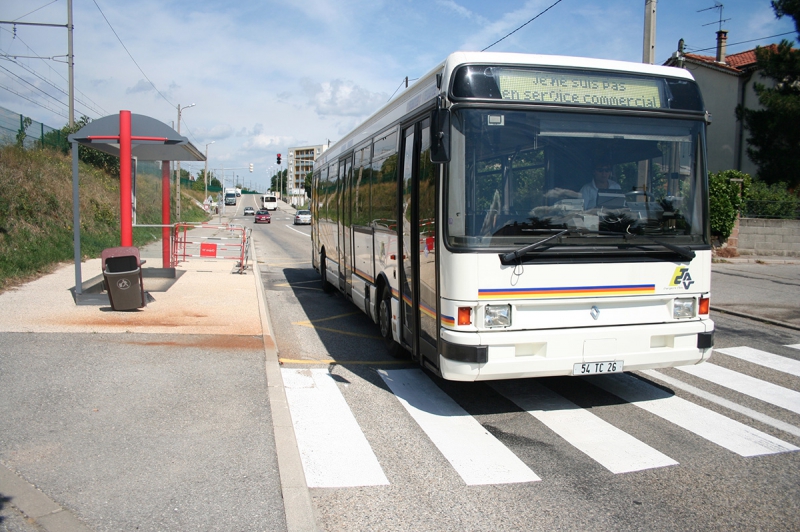 Arrêt de bus de la CTAV