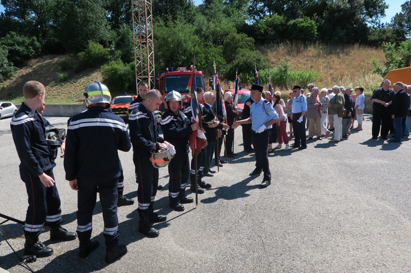 Cérémonie en hommage aux pompiers disparus