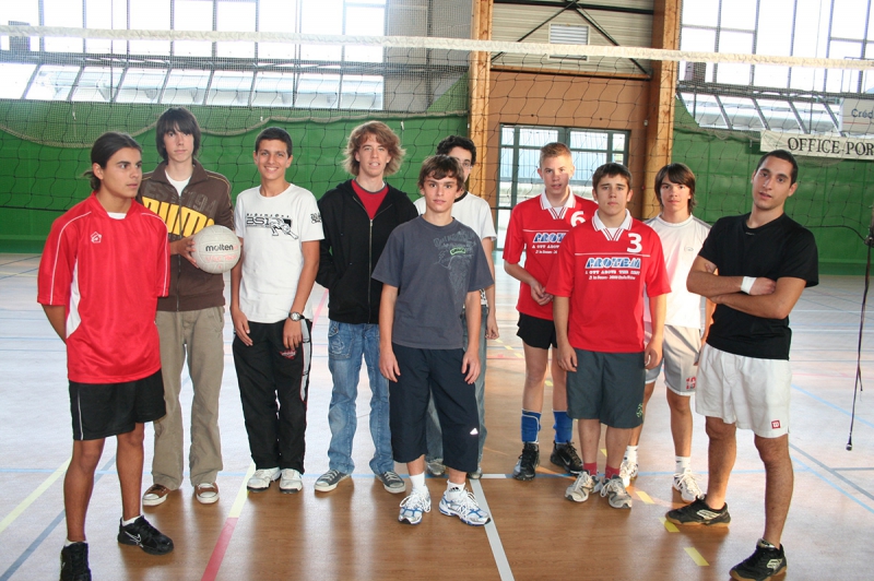 Au club de volley-ball