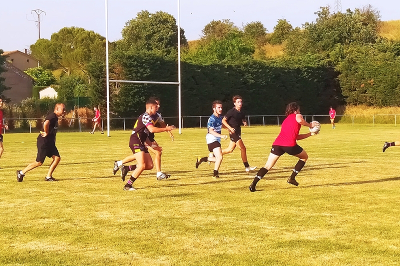 Entrainement de rugby